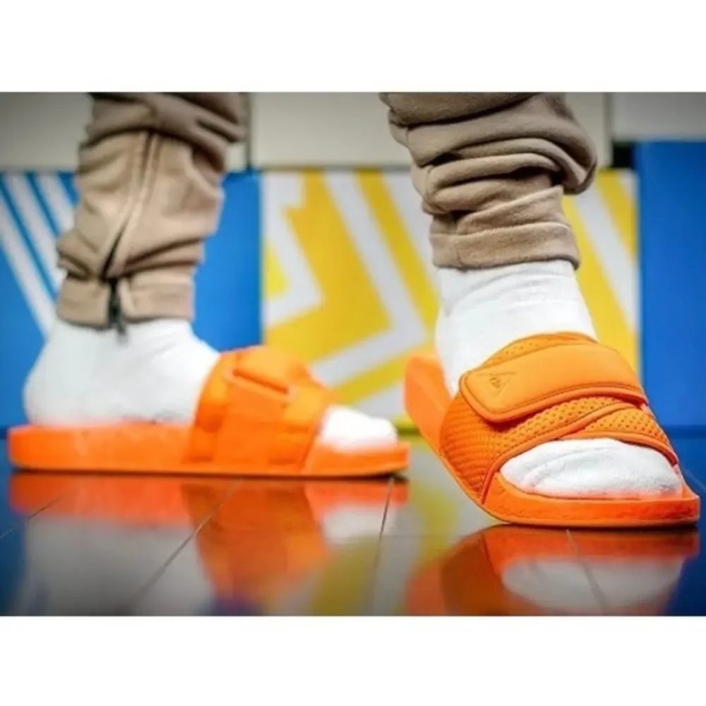 PHARRELL WILLIAMS REIMAGINES ADIDAS ADILETTE BOOST SLIDE HERZOGENAURACH Size 11